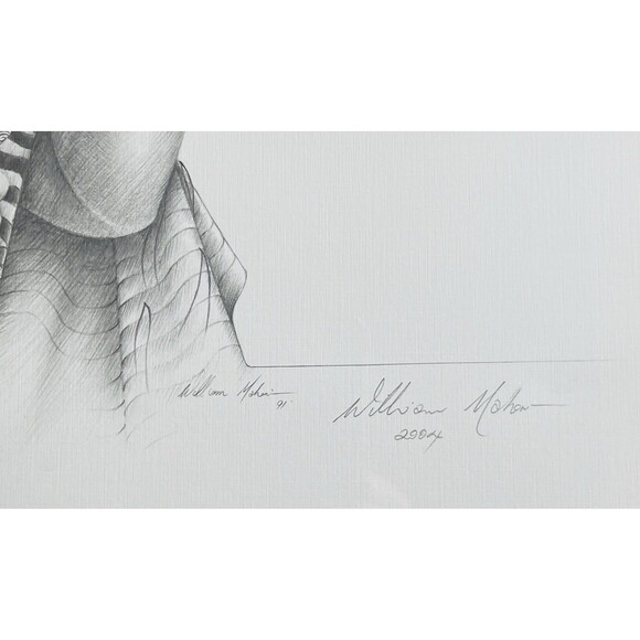 MAORI Warrior Man Framed Etching Tribal Tattoo Holding Taiaha By William Mahon ? - Picture 14 of 16